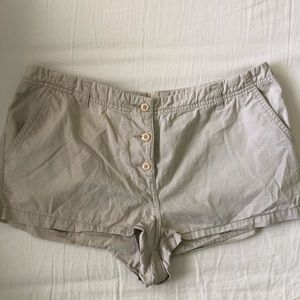 EXPRESS Khaki Cargo Short Shorts size 11/12